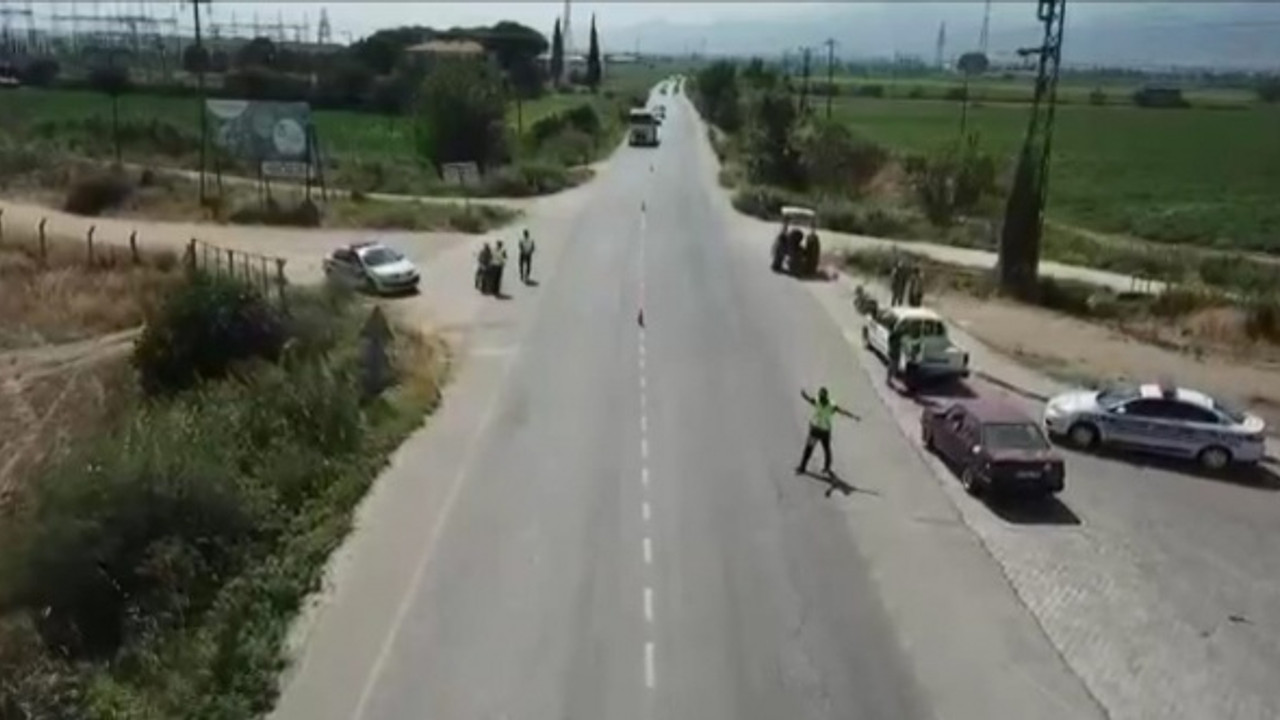 Salihli Jandarma’dan drone destekli denetim