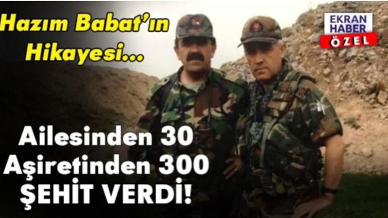 Ailesinden 30, Aşiretinden 300 Şehit Verdi!  Göyan Aşiret Lideri Hazım Babat’ın Hikayesi….
