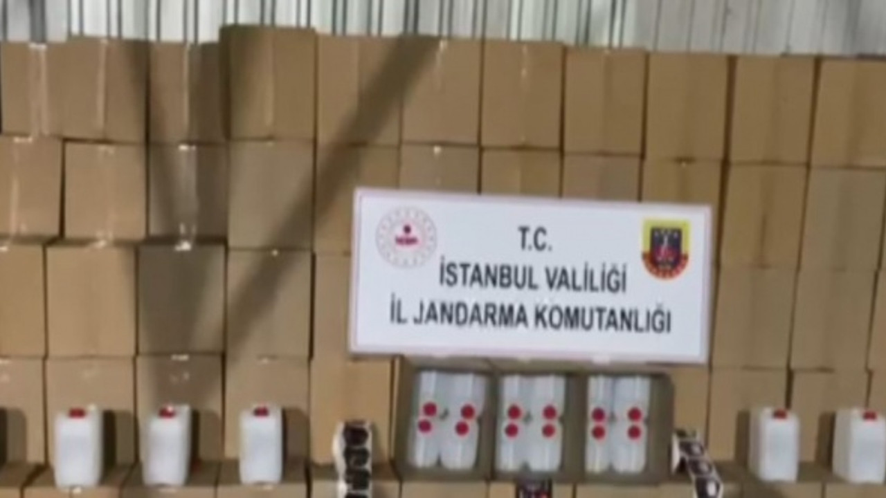 Jandarma'dan sahte alkol operasyonu!