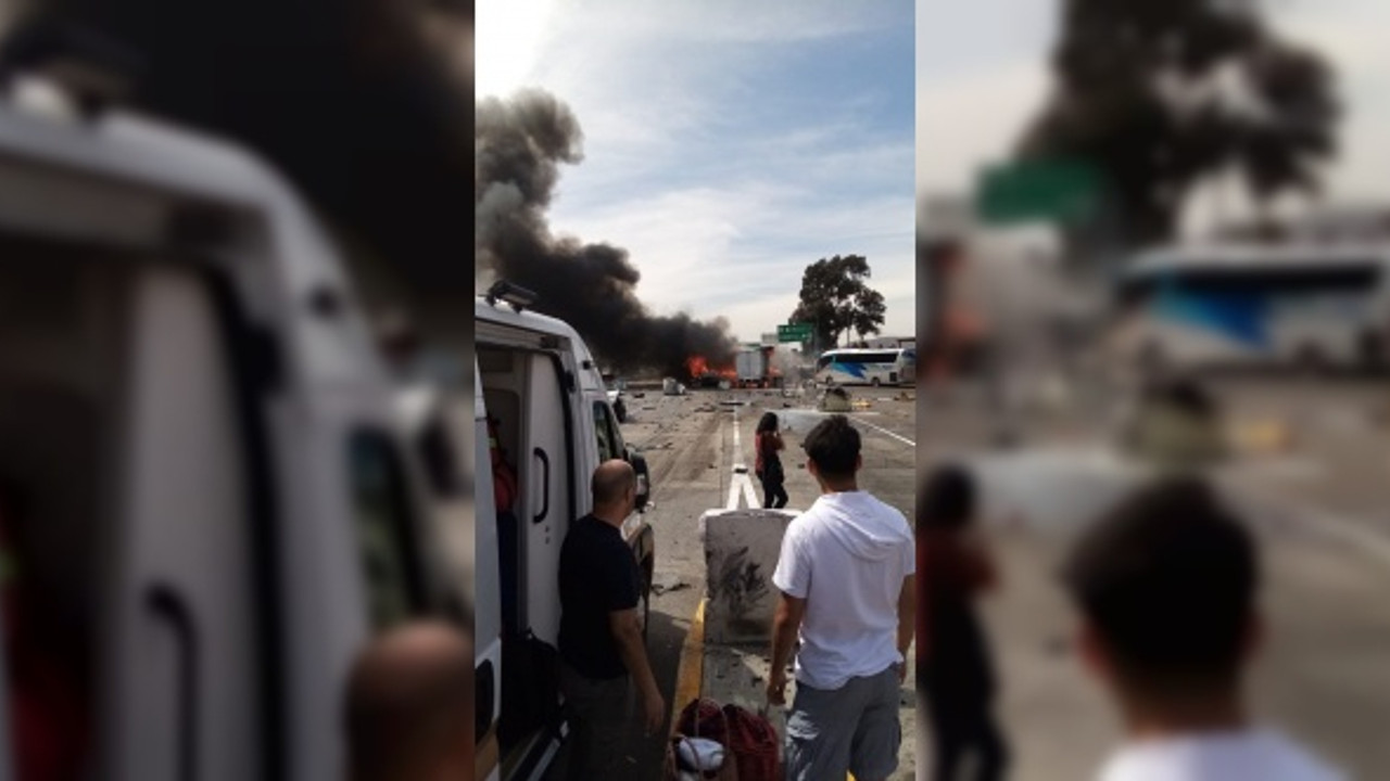 Çok sayıda ölü ve yaralı var! Meksika'da kamyon 6 aracı biçti!