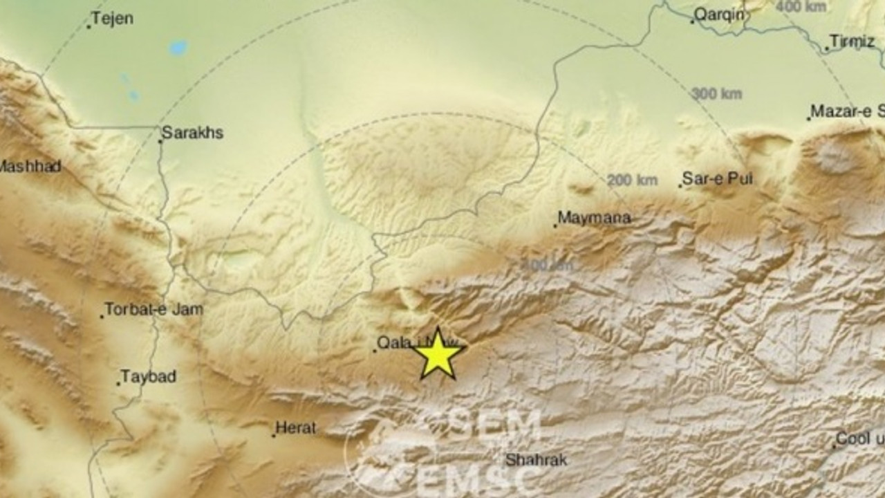Afganistan'da deprem!