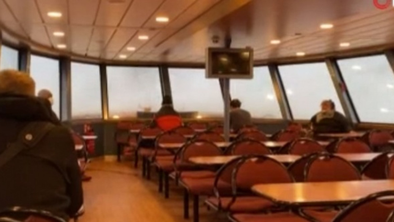 Almanya'da feribotta korkunç anlar!