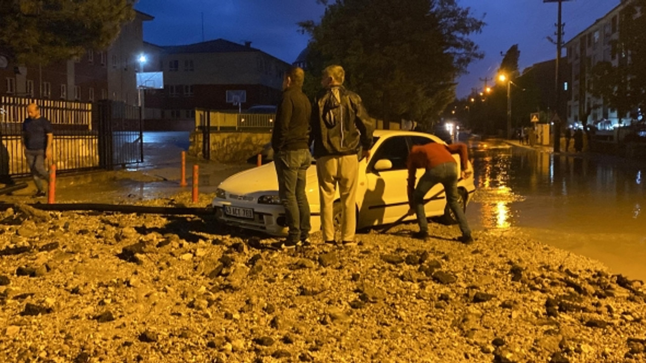 Kütahya’da sağanak yağış