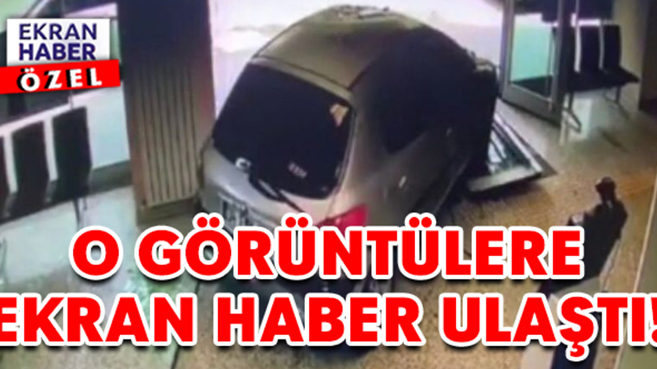 Kaza yapıp panikleyen şoför fren yerine gaza bastı... O görüntülere Ekran Haber ulaştı!