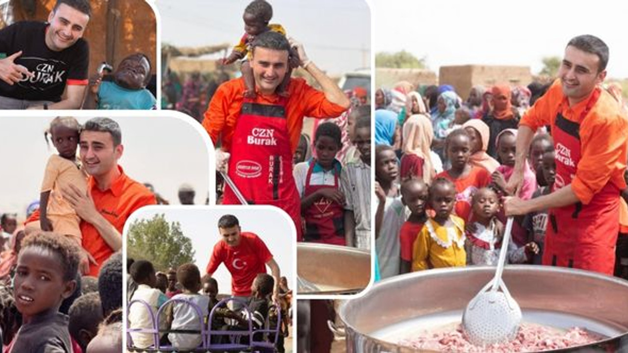 CZN Burak'ın sürprizi Afrikalı çocuklara bayram oldu!