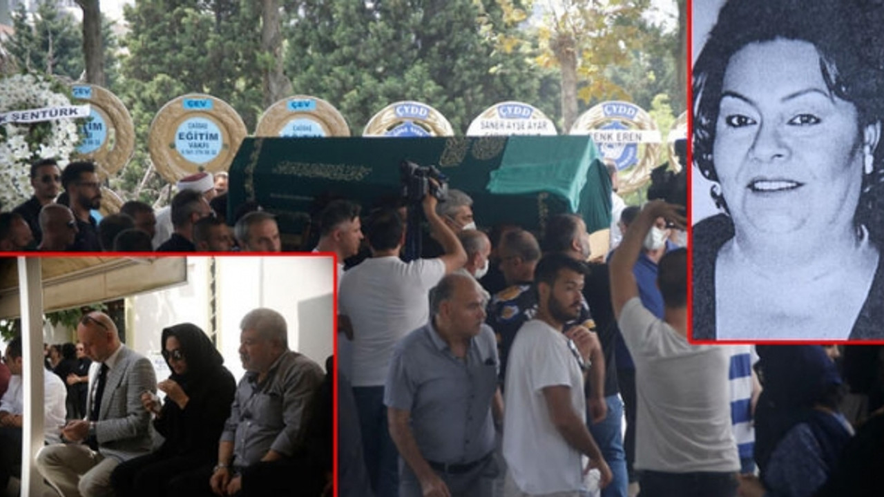 Ebru Gündeş annesini son yolculuğuna uğurladı