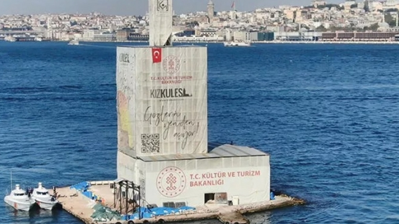 Bakan Ersoy'dan Kız Kulesi'nde inceleme