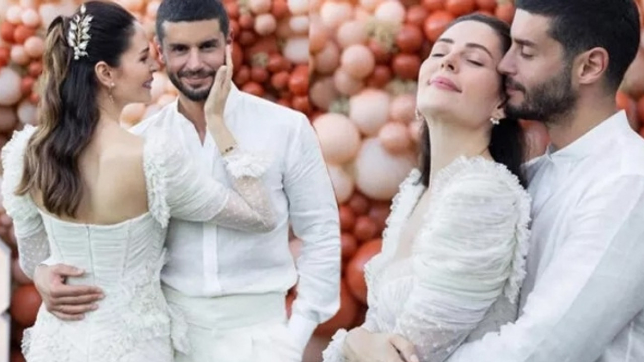 Berk Oktay ile Yıldız Çağrı Atiksoy düğün yaptı