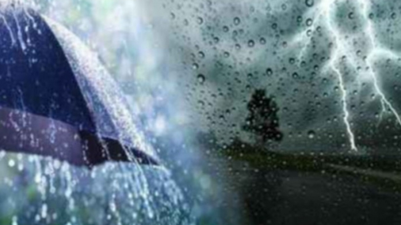 Meteoroloji uyardı: Sağanak yağışa dikkat!