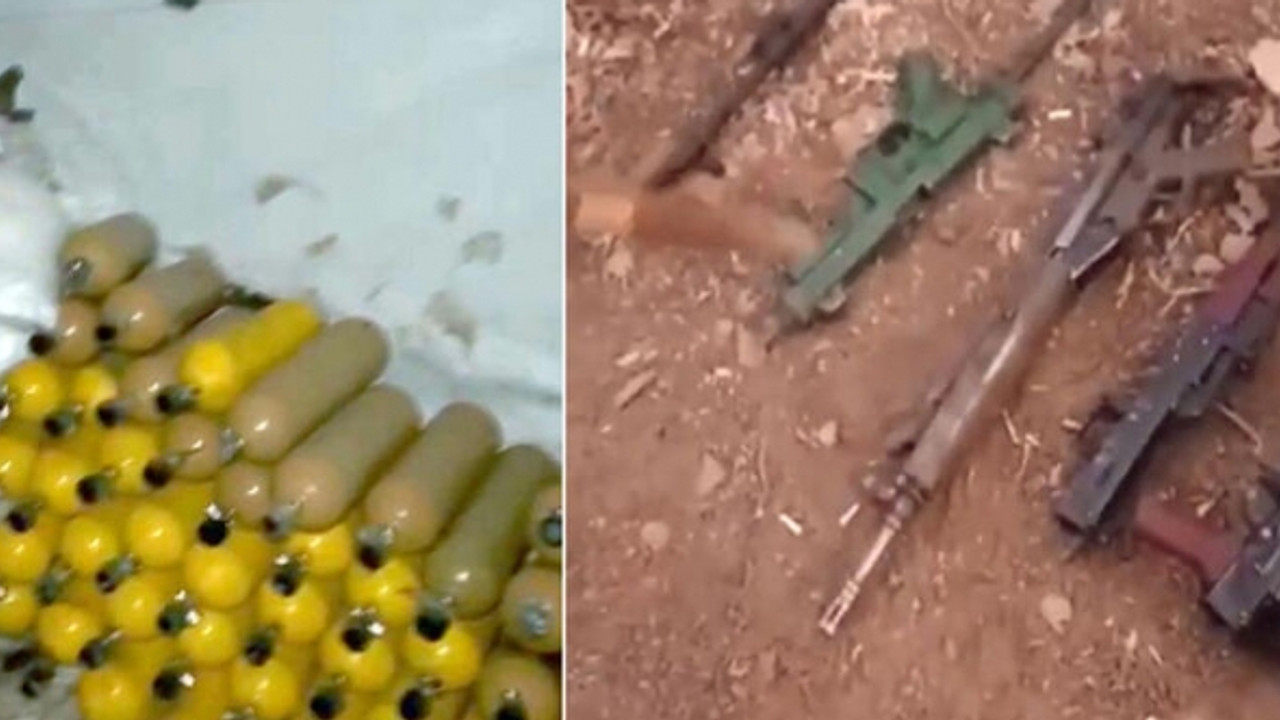 Pençe-Kilit bölgesinde çok sayıda silah ve mühimmat ele geçirildi