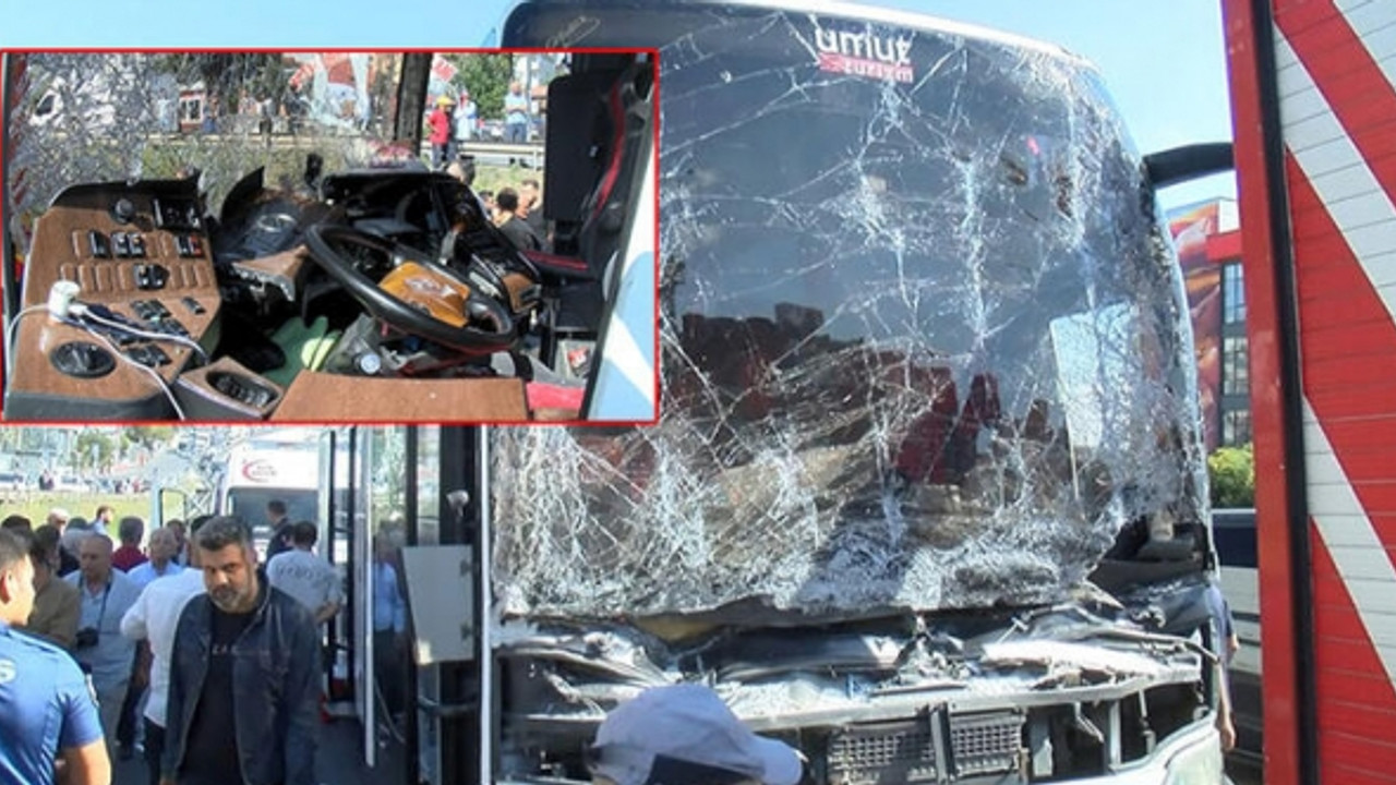 Pendik’te D-100'de zincirleme kaza: 2 yaralı