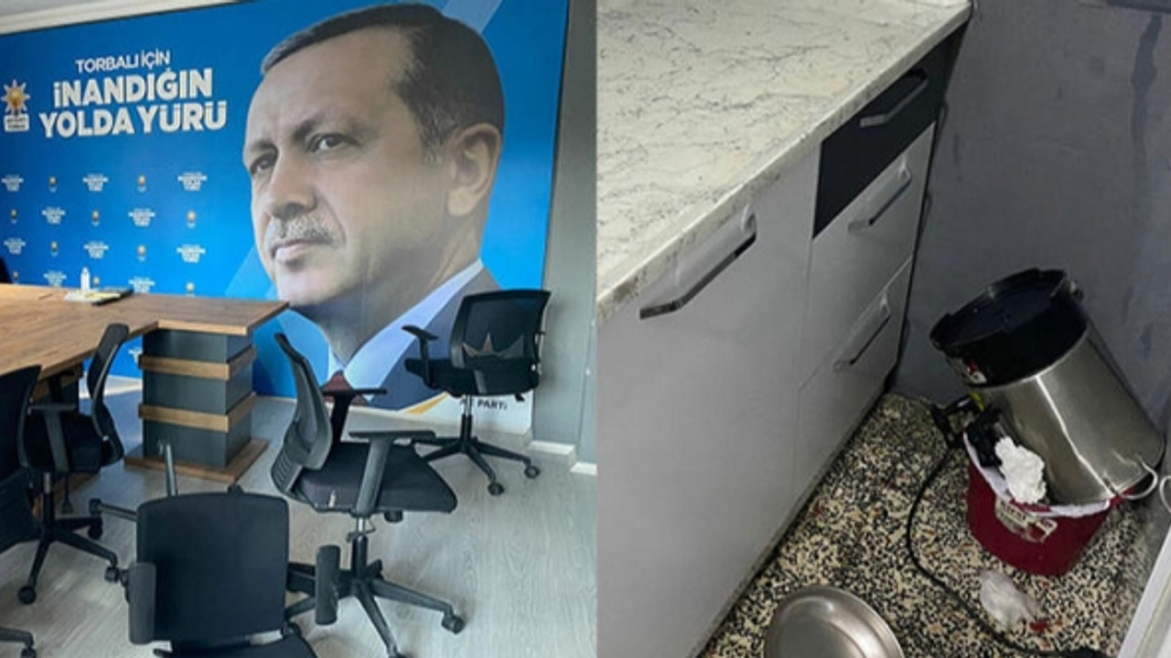 AK Parti irtibat bürosuna sopalı saldırı!