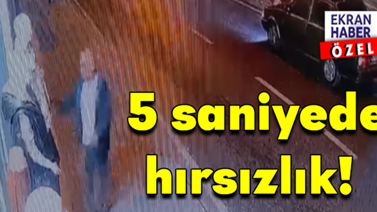 400 TL’lik montu 5 saniyede çaldı!