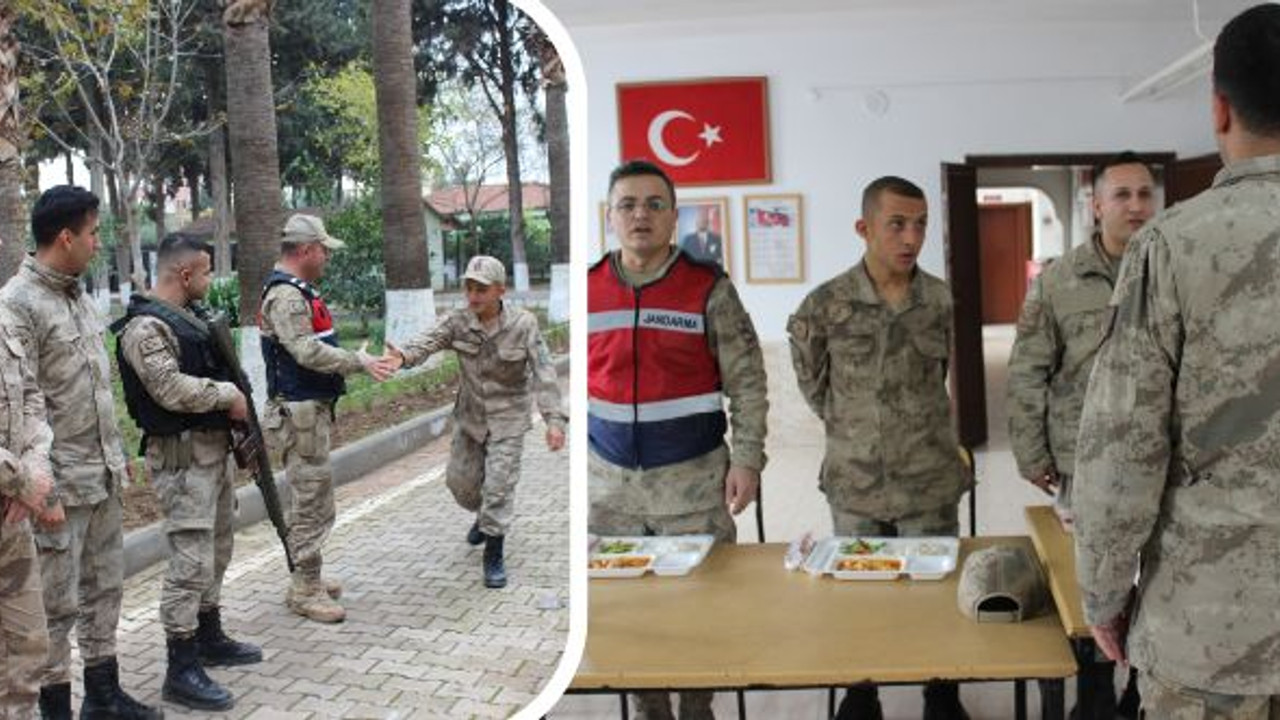 Hatay’da zihinsel engelli gencin bir günlük askerlik sevinci