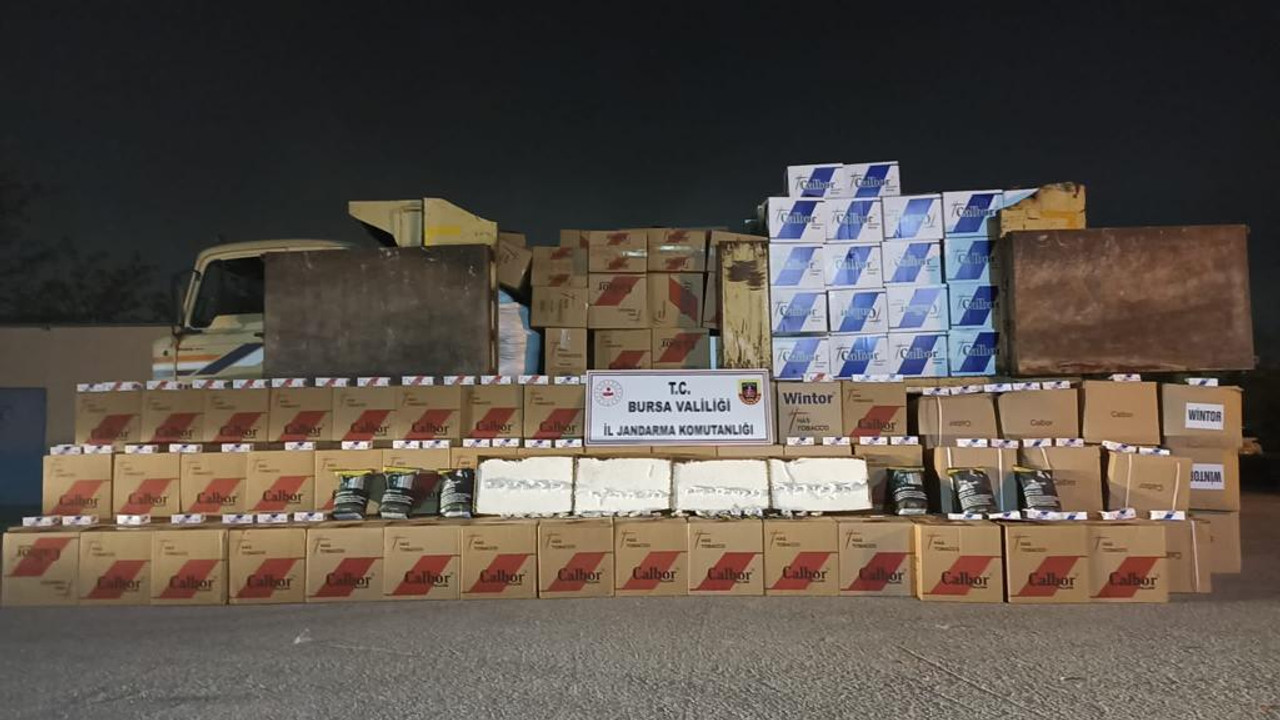 Jandarmadan 1 milyon liralık kaçak tütün operasyonu!
