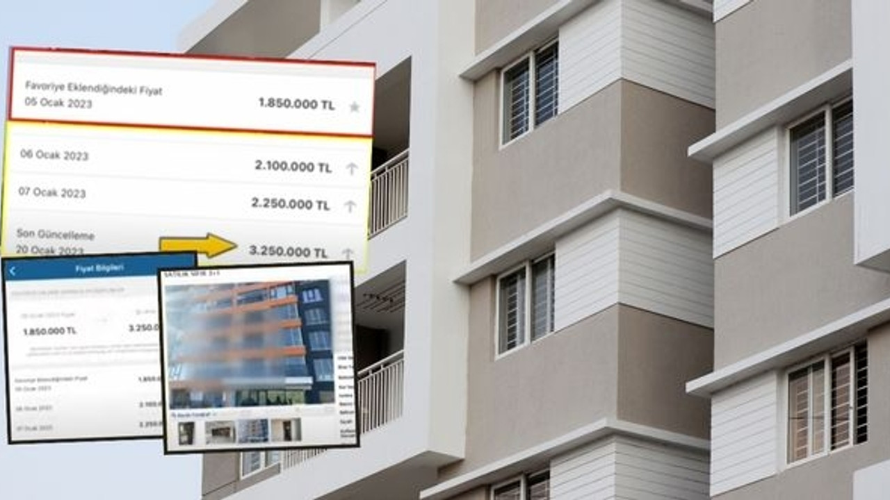 Konut kampanyası fırsatçıları harekete geçirdi: 1,4 milyon TL artırdılar
