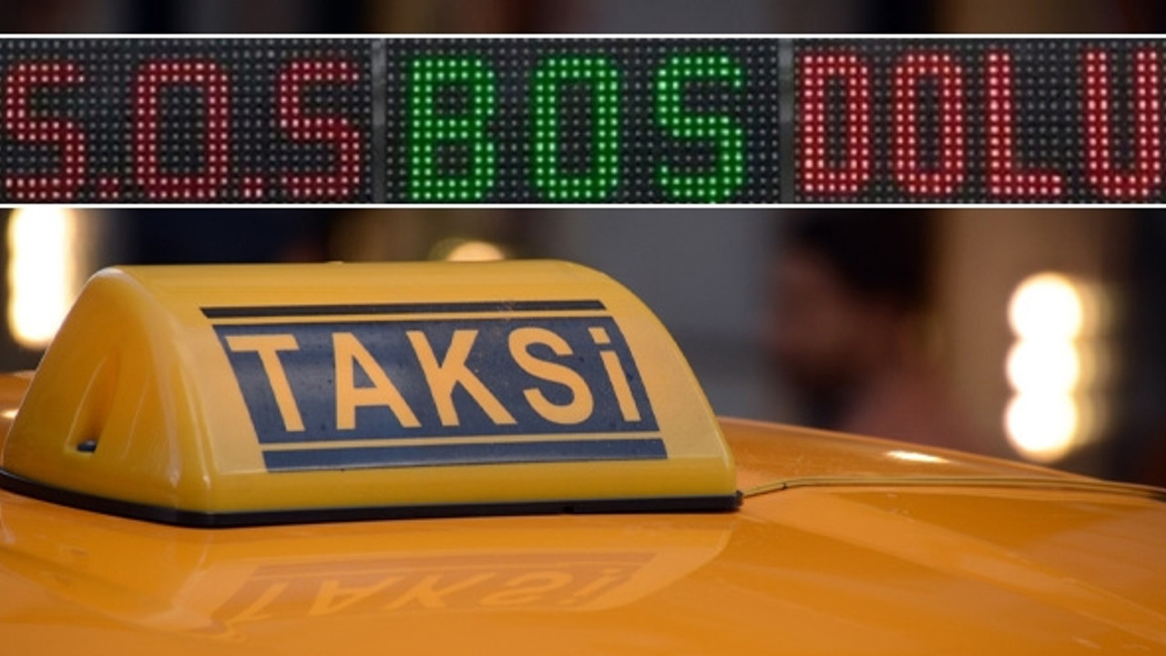 S.O.S., dolu, boş... Taksilerde "tepe lambası" dönemi başladı