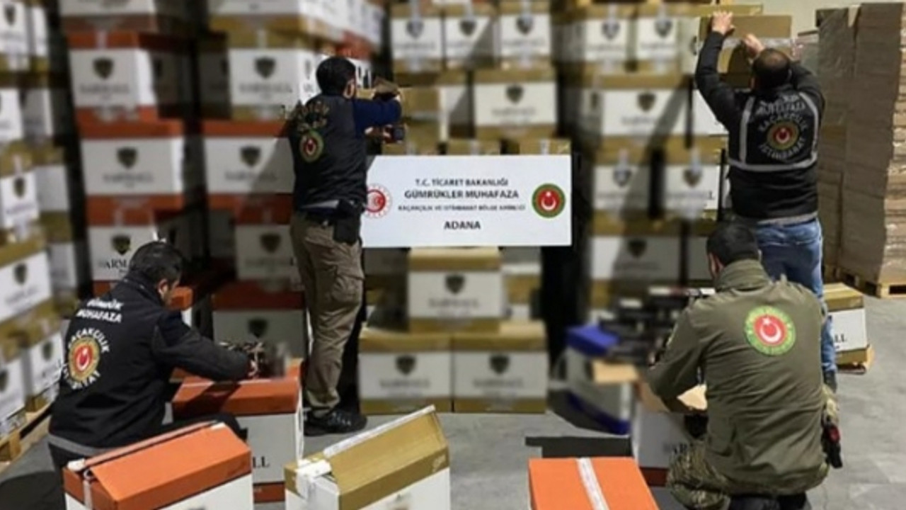 Büyük vurgun! 15 milyon liralık kaçak sigara operasyonu