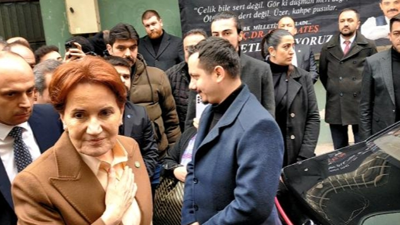 Akşener'den Sinan Ateş'in ailesine taziye ziyareti