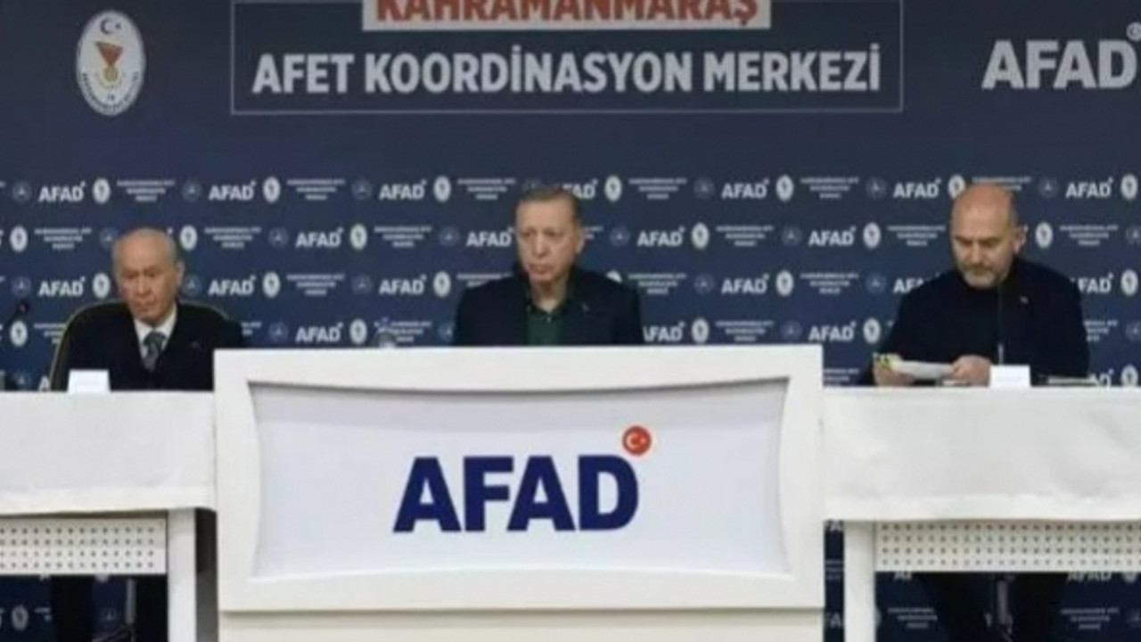 Cumhurbaşkanı Erdoğan ve Devlet Bahçeli depreme böyle yakalandı!