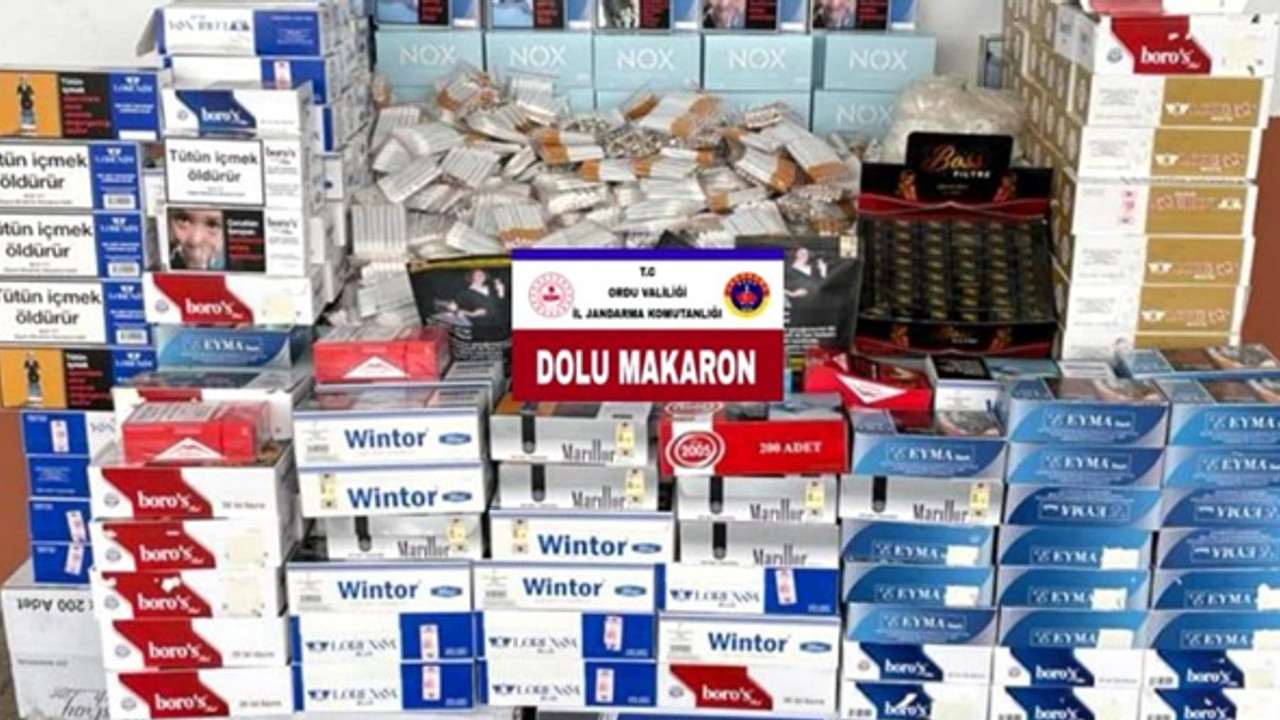 Jandarmadan tütün kaçakçılarına bir darbe daha! Piyasaya süremeden enselendi