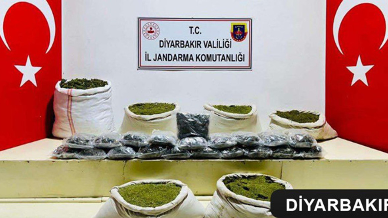 Diyarbakır'da jandarmadan dev uyuşturucu operasyonu