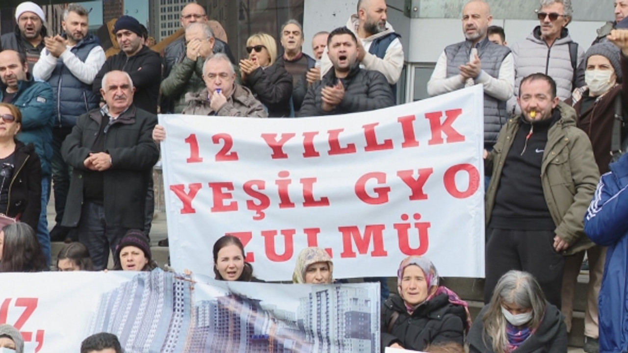 Ev mağdurları isyan etti! 12 yıl geçti evler hala ortada yok