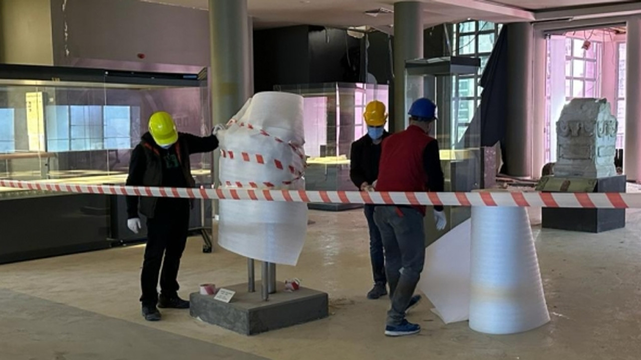 Hatay Arkeoloji Müzesi'nde eserleri korumaya aldılar