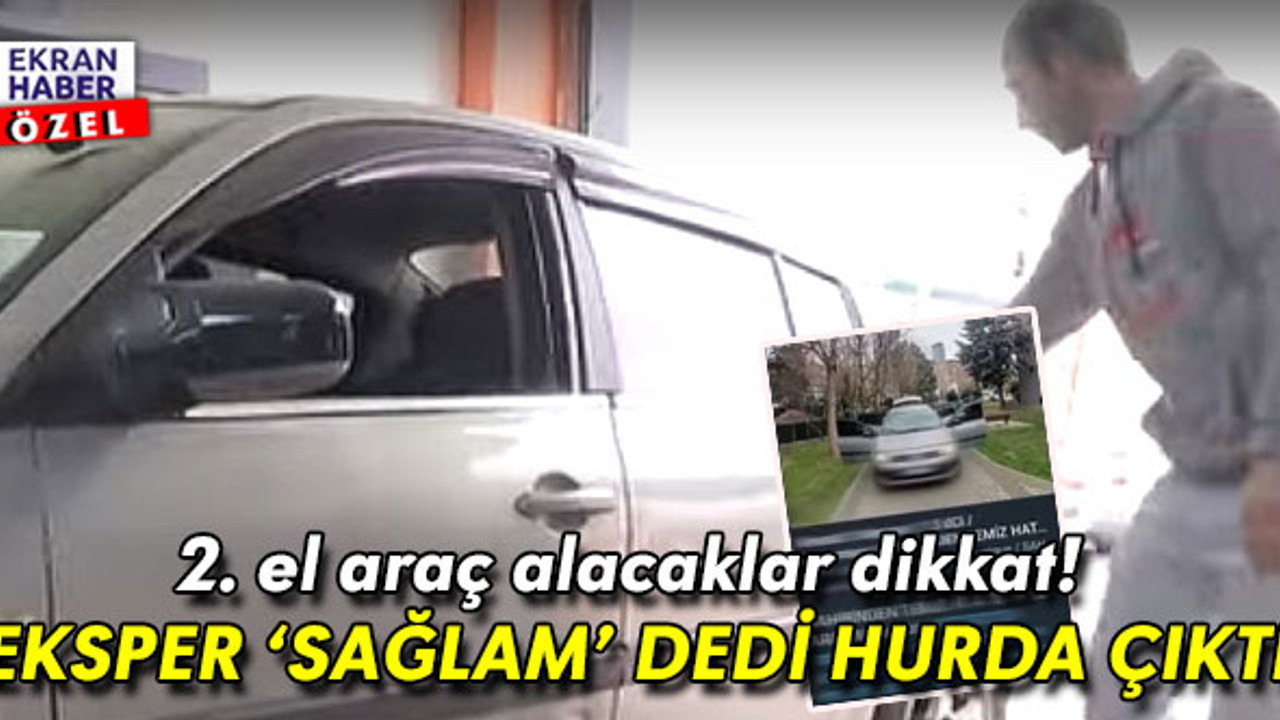 İkinci el araç alacaklar dikkat! Araba değil hurda satın aldı: ‘Ben yandım siz yanmayın’