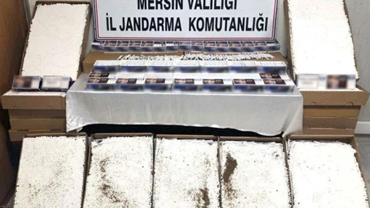 Jandarmadan kaçakçılara operasyon: 110 bin adet kaçak makaron ele geçirildi