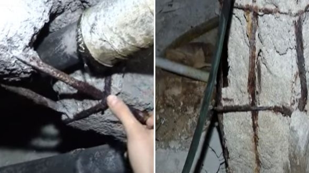Kirişler kesilmiş, kolonlar dökülüyor: "Korkudan uyuyamıyoruz"