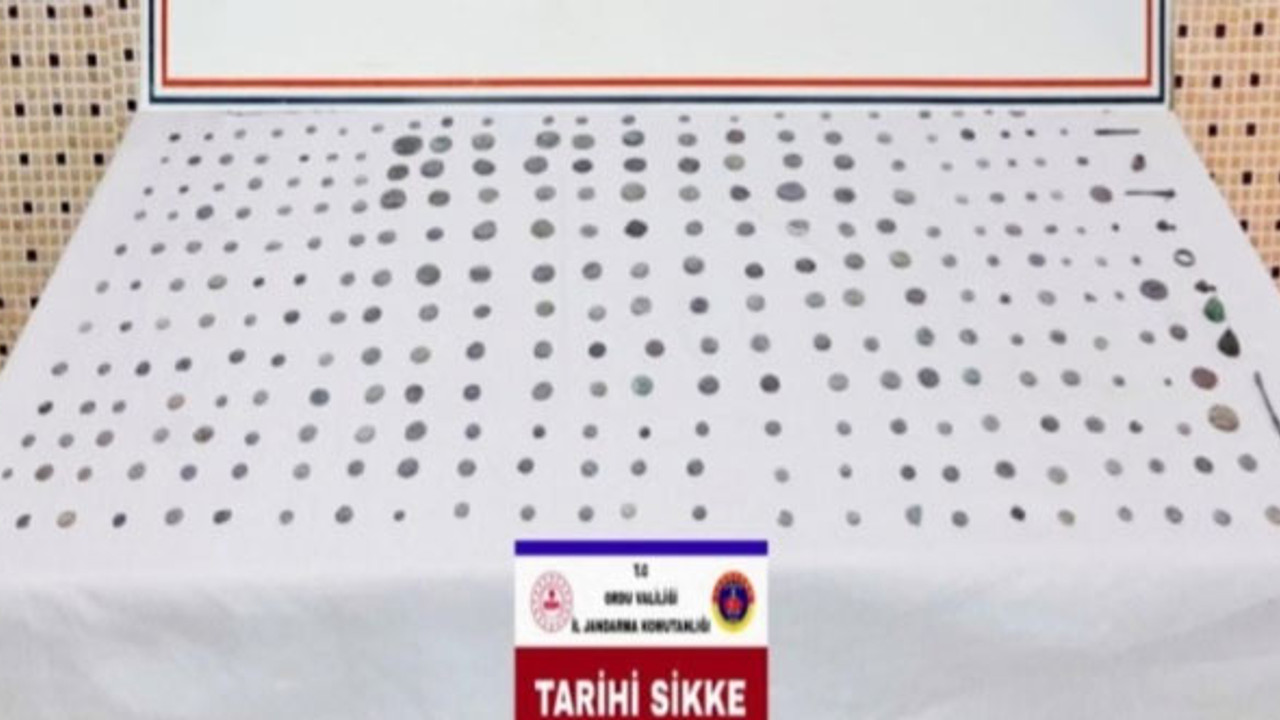 Ordu’da tarihi eser operasyonu: Roma dönemine ait 293 sikke bulundu