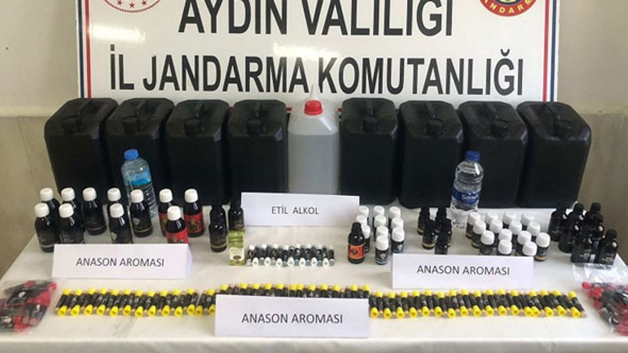 Jandarma’dan sahte içki operasyonu