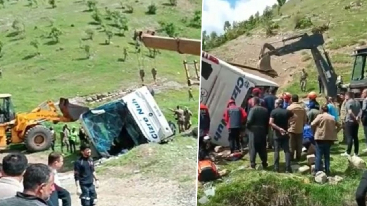 Şırnak'ta feci kaza: 2 asker şehit oldu, 45 yaralı