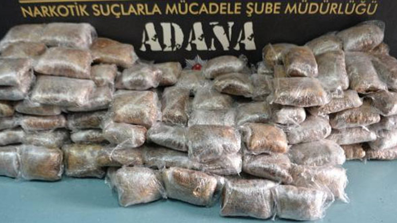 Yolcusuz otobüsten 100 kilo esrar çıktı