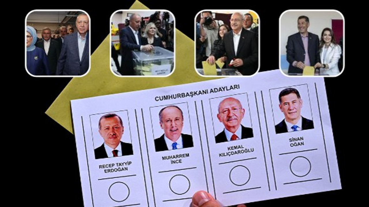 Cumhurbaşkanı adayları oylarını kullandı: Seçmenlere mesaj...