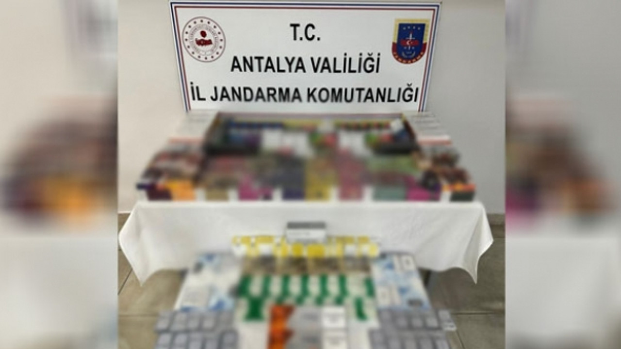 Jandarmadan kaçak ve elektronik sigara operasyonu