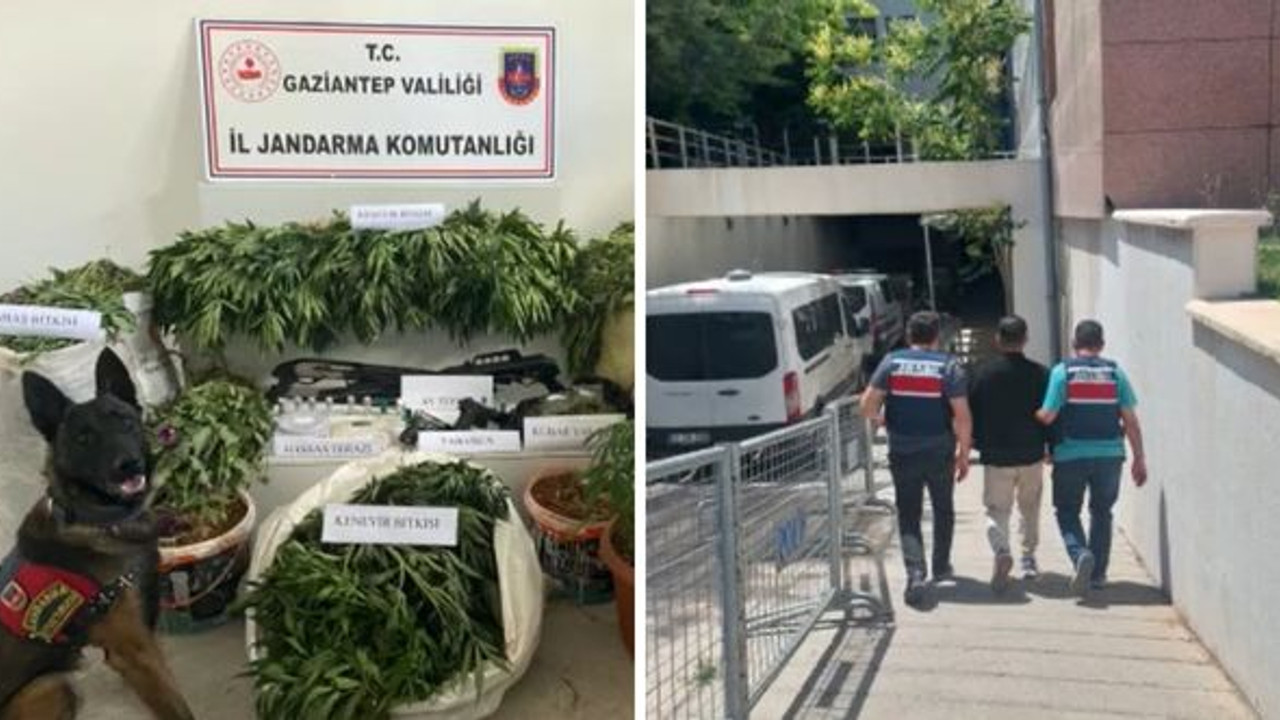 Gaziantep’te silah ve zehir tacirlerine operasyon: 3 tutuklama