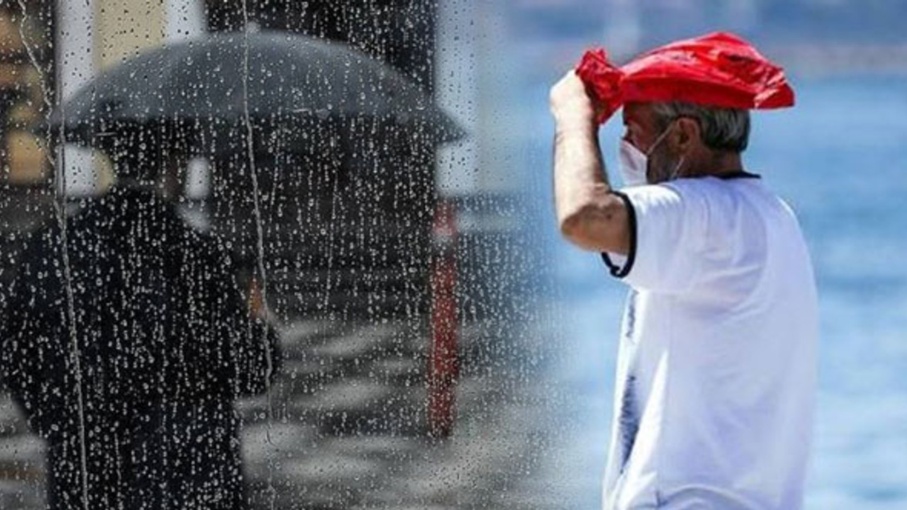 Meteoroloji haritalı uyardı: Bir yanda yaz havası bir yanda sağanak alarmı!