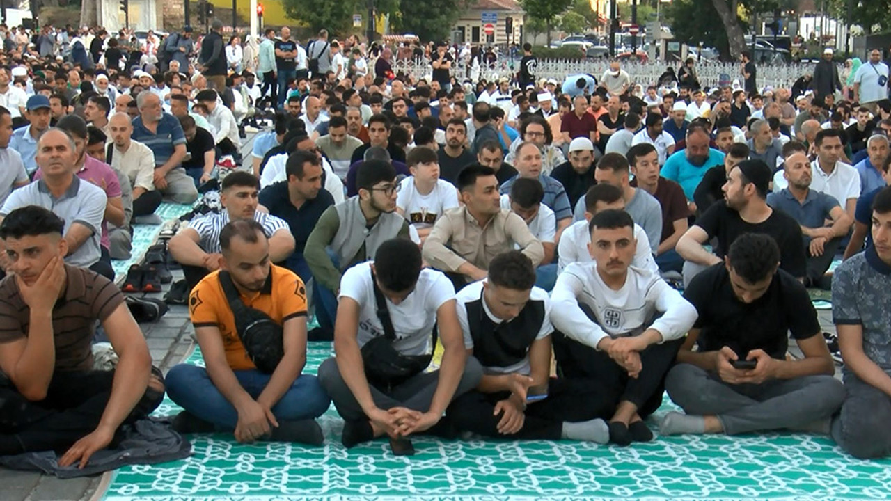 Ayasofya ve Sultanahmet'te Kurban Bayramı namazı