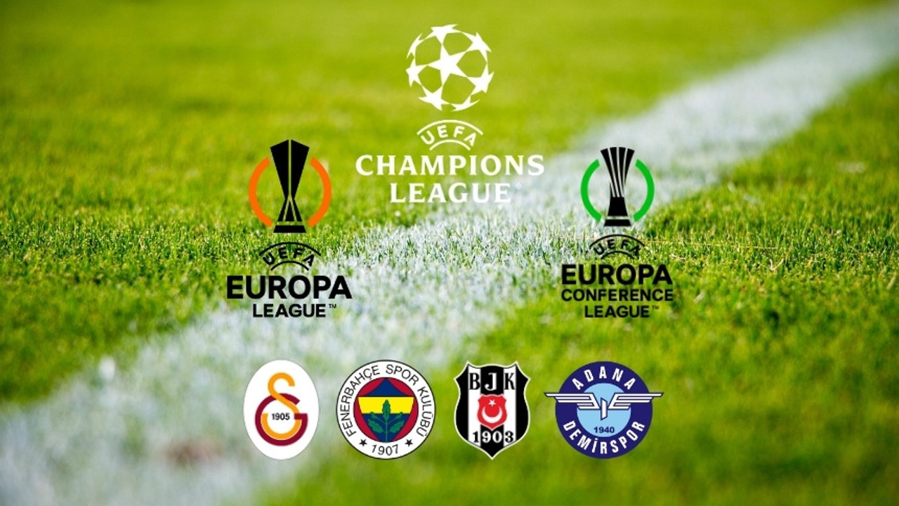 Galatasaray, Fenerbahçe, Beşiktaş ve Adana Demirspor'un Avrupa'daki rakipleri belli oldu!