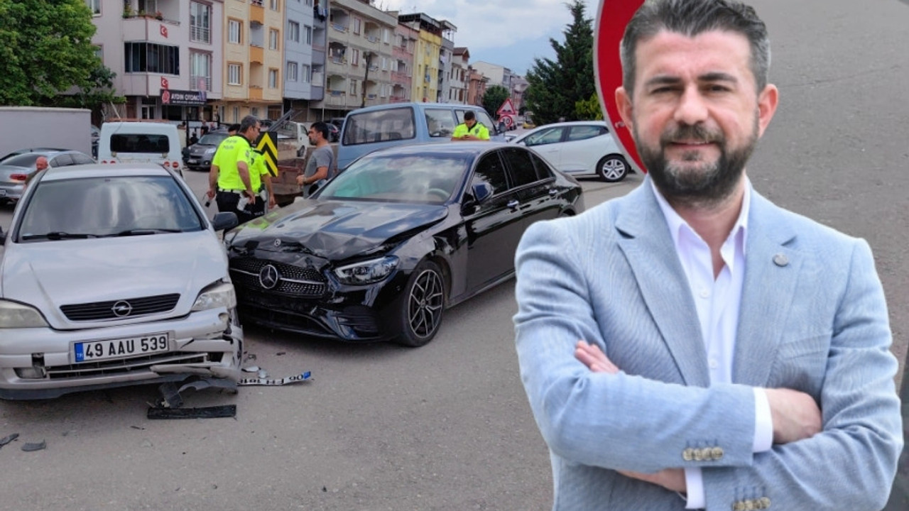 İnegölspor Başkanı Osman Sevim trafik kazası geçirdi