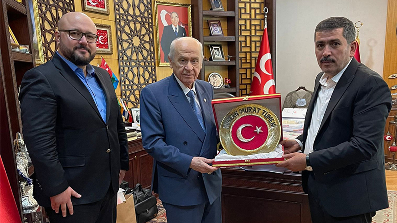 Türkmen komutandan Devlet Bahçeli'ye ziyaret