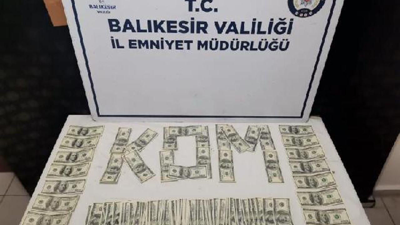Bandırma'da sahte dolar operasyonu: 2 gözaltı