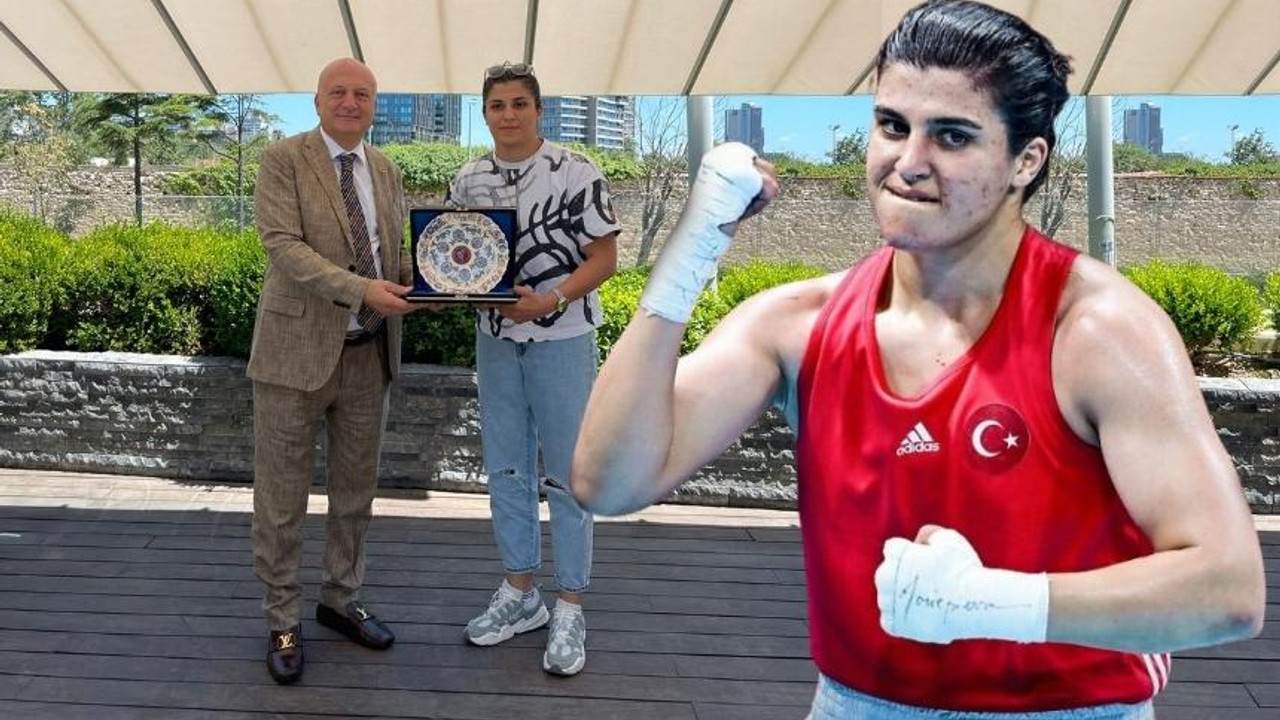 Trabzon Platformu'ndan Milli boksör Busenaz Sürmeneli için özel etkinlik