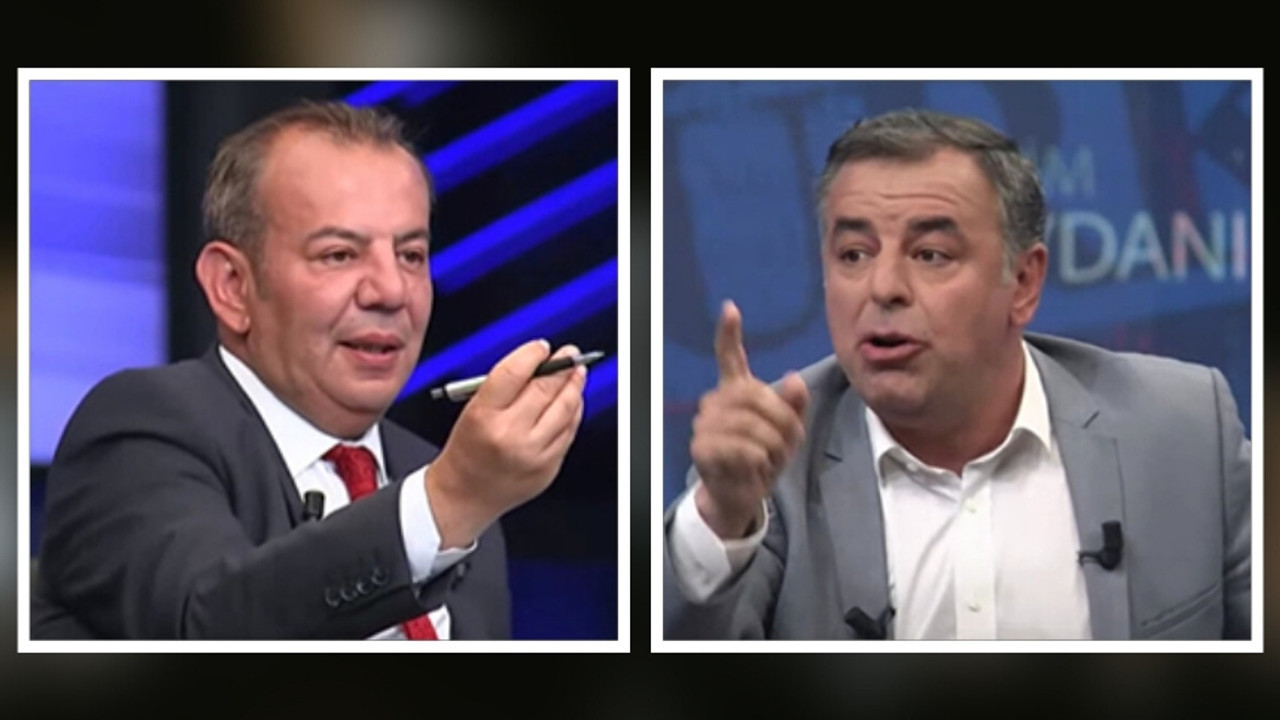 Tanju Özcan ile Barış Yarkadaş canlı yayında birbirlerine girdi