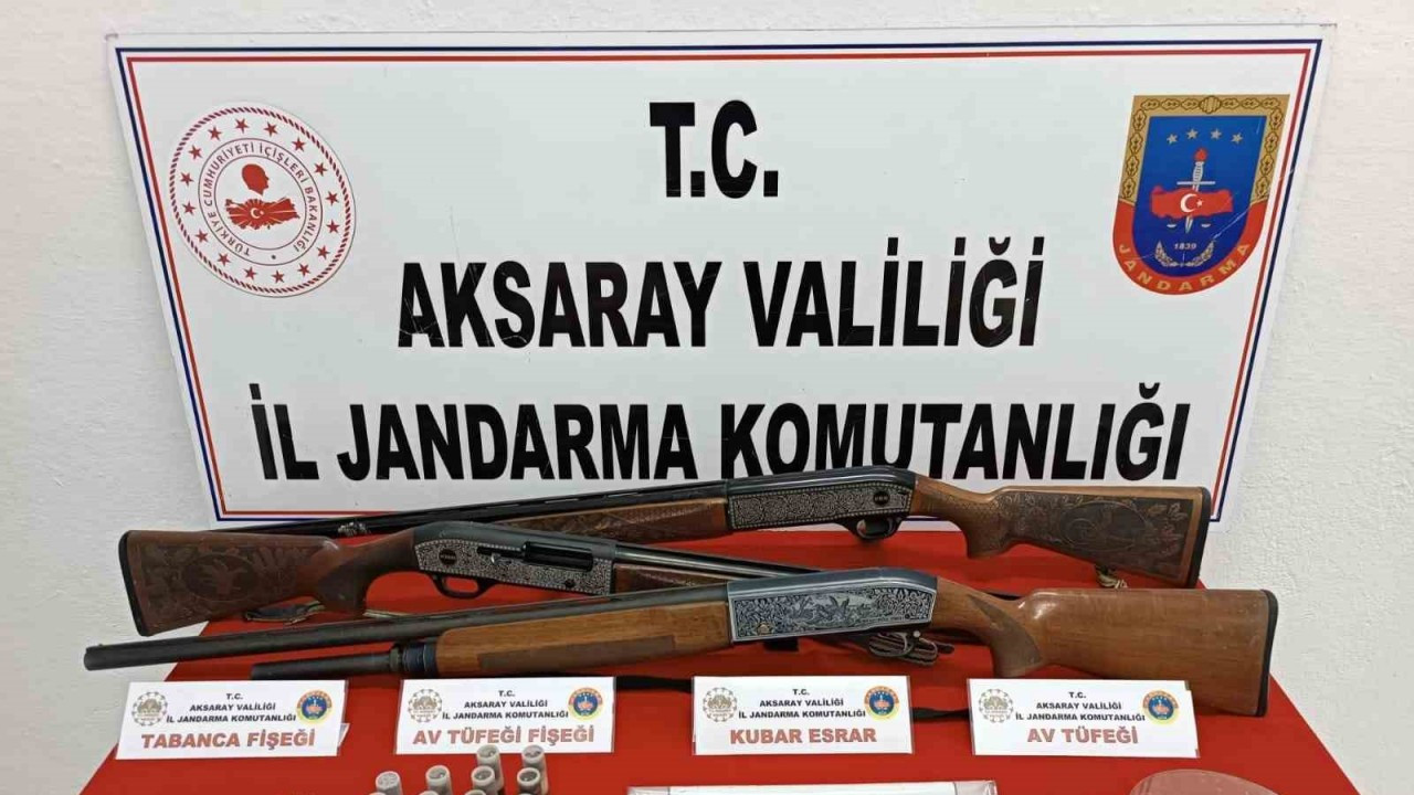 Aksaray’da uyuşturucu tacirine jandarma operasyonu