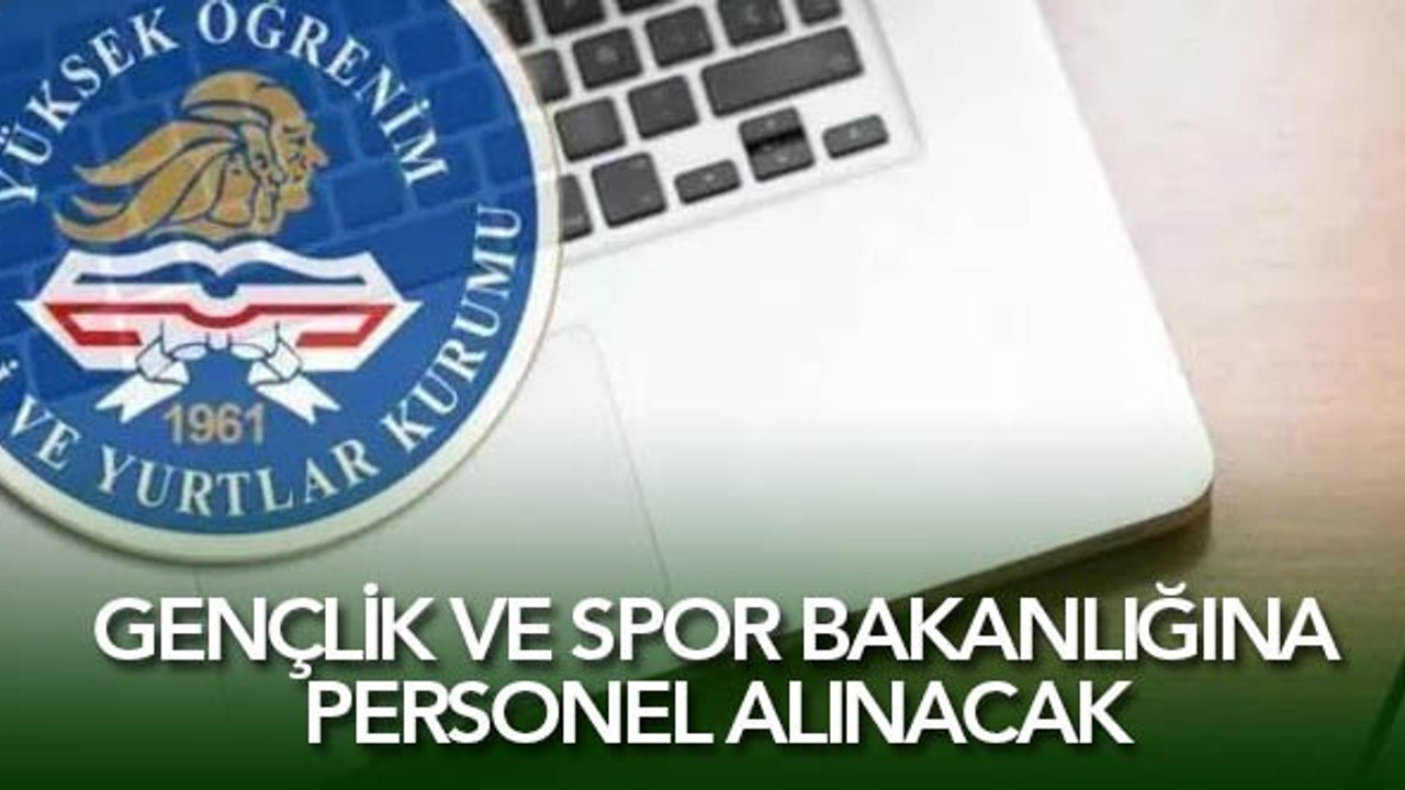 Gençlik Ve Spor Bakanı Açıkladı! 11.455 Sözleşmeli Personel Alımı...