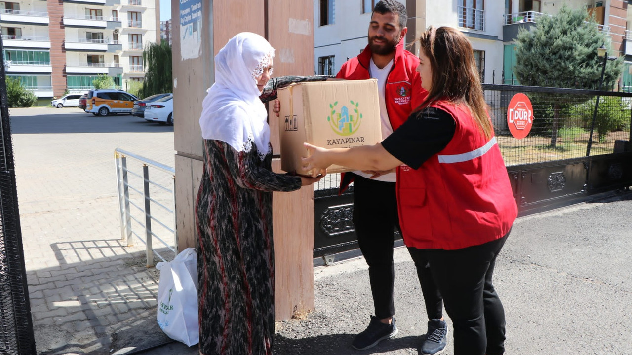 Kayapınar Belediyesi’nden 179 bin vatandaşa sosyal destek