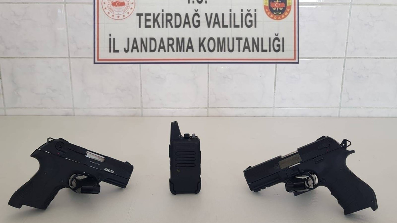 Tekirdağ'da silah tacirine operasyon